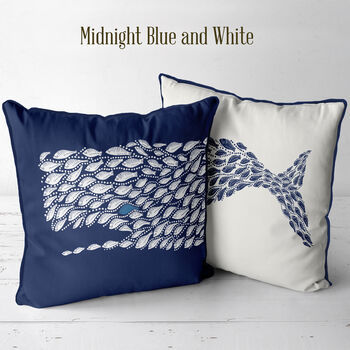 Little Fish Whale Cushions Set Of Two Multi Col Avail, 5 of 7
