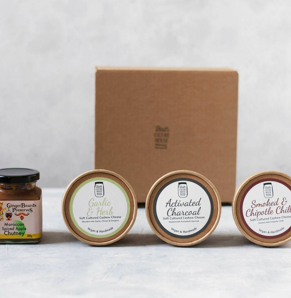Cheese And Moroccan Spiced Apple Chutney Gift Box, 1 of 4