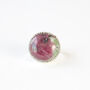 Ruby Zoisite Gemstone Ring Set In Sterling Silver, thumbnail 4 of 6
