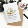 Personalised Christening Card, Baby Boy, thumbnail 1 of 3