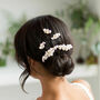 Lorelei Pearl Wedding Hair Comb Set, thumbnail 1 of 2
