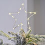 Silver Star Christmas Tree Topper With Lights, thumbnail 1 of 3
