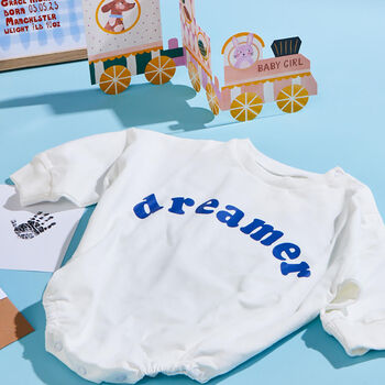 Baby Sweatshirt Romper Baby Toddler 1st Birthday Gift, 2 of 10