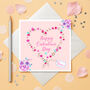 Personalised Rose Valentine Card, thumbnail 7 of 7