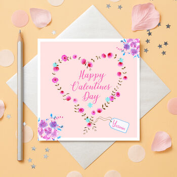 Personalised Rose Valentine Card, 7 of 7