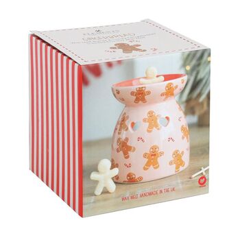 Gingerbread Wax Melt Burner Gift Set, 3 of 3