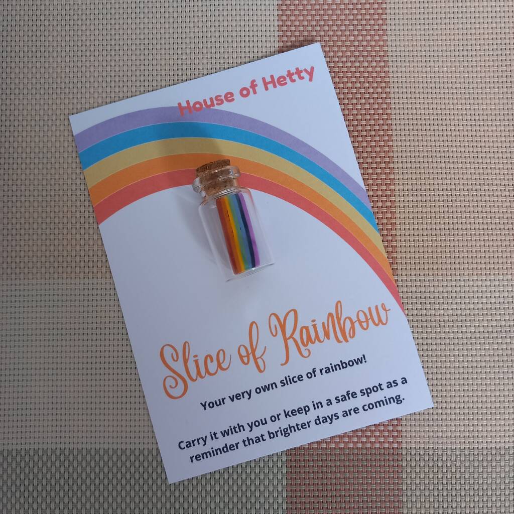Slice Of Rainbow Thoughtful Gift Mini Jar, 1 of 2