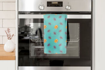 Cat Heads Organic Cotton Tea Towel, 4 of 7