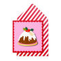 Handmade Christmas Pudding Personalised Greeting Card, thumbnail 1 of 4