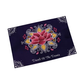 Personalised Diwali Rangoli Placemat, 3 of 3