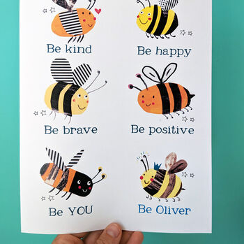 Personalised Bee You Print, 7 of 9