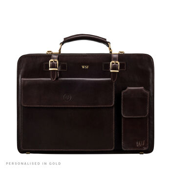 Personalised Briefcase With Umbrella Straps 'Alanzo', 3 of 12