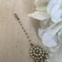 Gold Antique Indian Kundan And Pearl Tikka, thumbnail 3 of 5