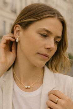 Double Diamond Necklace, 3 of 4