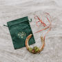 Personalised Gold Xmas Lucky Wedding Horseshoe, thumbnail 2 of 5