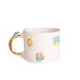 Handmade Ceramic Cupcake Mug With Golden Handle, thumbnail 2 of 2