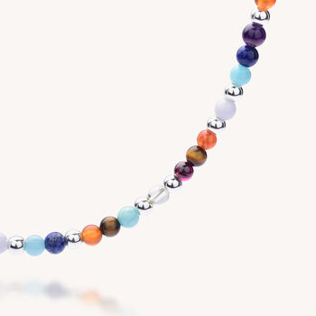 Multi Gem Bead Gemstone Necklace, 6 of 8