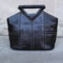 Leather Handbag Black Crossbody, thumbnail 4 of 12