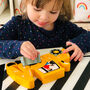 Children's Educational Yellow Digger Jigsaw Puzzle, thumbnail 2 of 4