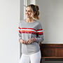 Maria Cotton Cashmere Star Jumper, thumbnail 7 of 11