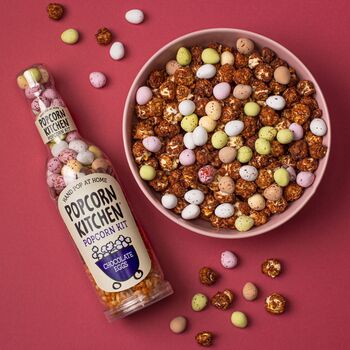 Easter Popcorn Triple Pack Chocolate Eggs Pop At Home And Popcorn Spring Chicks, 4 of 6