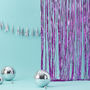 Metallic Pink Fringe Party Decoration Curtain, thumbnail 1 of 3