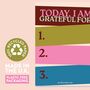 A6 Work Hard, Play Nice Gratitude Pad, thumbnail 2 of 3