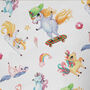 Kids Unicorn Wrapping Paper Roll Or Folded, thumbnail 2 of 2