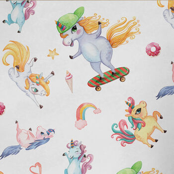 Kids Unicorn Wrapping Paper Roll Or Folded, 2 of 2
