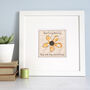 Personalised Embroidered Flower Picture Gift For Her, thumbnail 3 of 12
