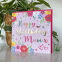 Superstar Mum Birthday Card, thumbnail 2 of 3