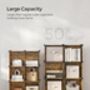 Six Cube Storage Unit Modular Plastic Organiser, thumbnail 4 of 12