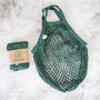 Organic Cotton Reusable String Shopping Bag, thumbnail 4 of 8