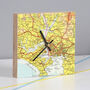 Personalised Map Location Wall Clock, thumbnail 2 of 3