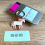 'You Got This' Unicorn Keyring Gift For Friend, thumbnail 1 of 2