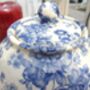 Six Cup Teapot In Blue Imari Peony Design, thumbnail 3 of 6