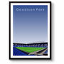 Everton Fc 'Goodison Park' Stadium Art Print Poster A3, thumbnail 1 of 4