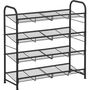 Four Tier Shoe Rack Stackable Storage Organiser Shelves, thumbnail 2 of 7
