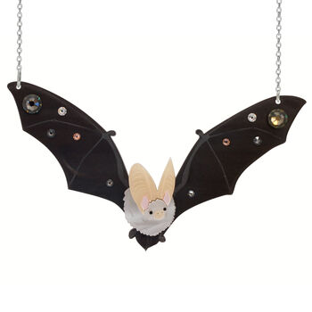 Long Eared Bat Statement Necklace, 4 of 6