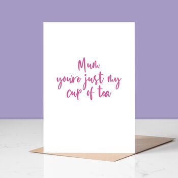 Mum You're My Cup Of Tea Personalised China Mug, 3 of 3