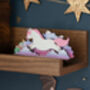 Personalised Unicorn Birthday Pop Out Card, thumbnail 1 of 6