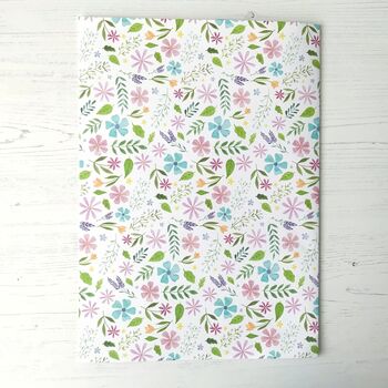 Floral Wrapping Paper Sheet, 4 of 6