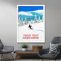 Personalised Ski Run Art Print, thumbnail 3 of 6