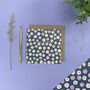 Daisy Birthday Card With Gold Foil, thumbnail 2 of 4