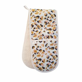 Leopard Tea Towel And Oven Gloves Bundle, 2 of 5