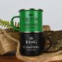 Personalised King And Queen Enamel Camping Mug Set, thumbnail 3 of 4