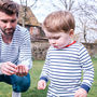 Personalised Daddy And Me Breton Tops, thumbnail 1 of 8
