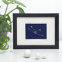 Personalised Taurus Constellation Woodblock Print, thumbnail 1 of 5