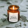 Strava Wanker Candle With Matches, Funny Running Gifts, thumbnail 1 of 11