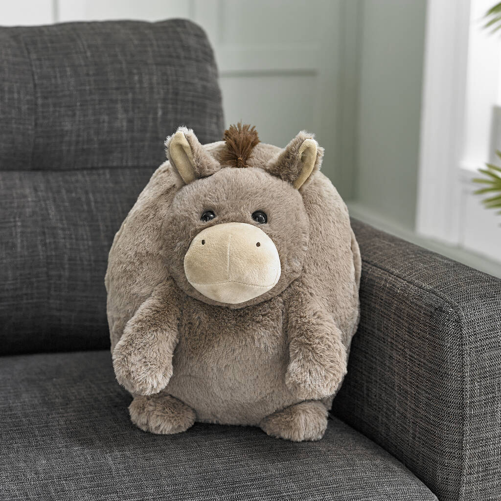 Soft Cuddly Giant Handwarmer Dudley The Donkey, 1 of 2